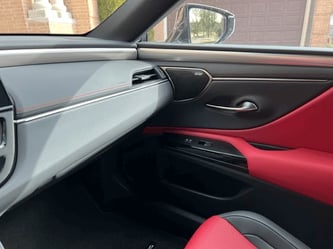 2022 Lexus ES 250 Red leather interior