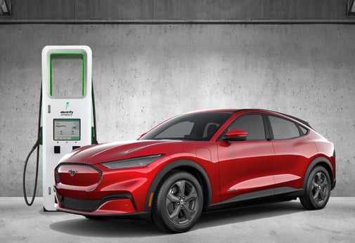 Mustang-Mach-E-and-Electrify-America-credit-ford