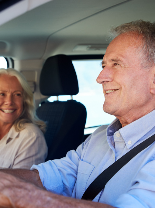 couple in car