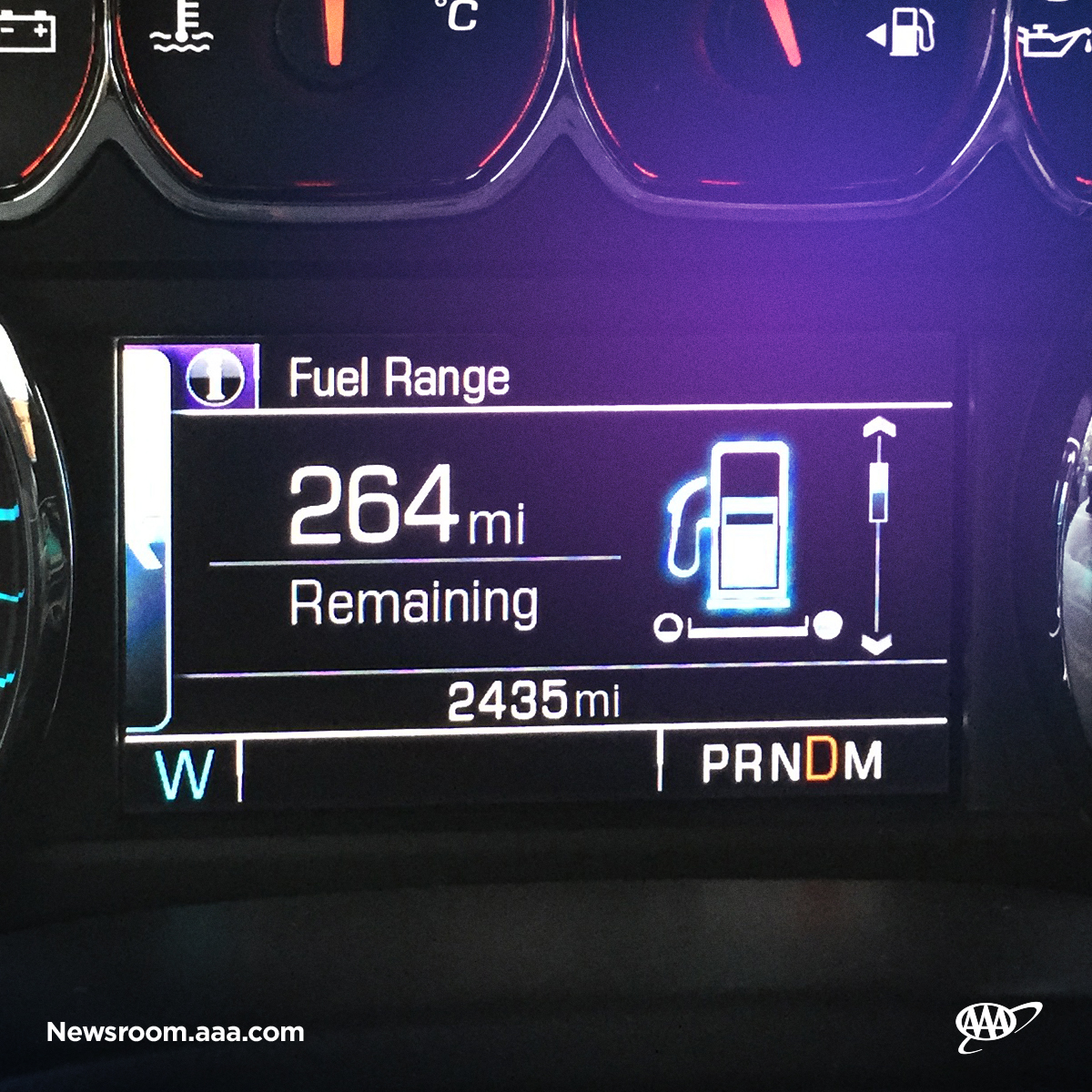 AAA: Don’t Trust “Miles To Empty” Gauge
